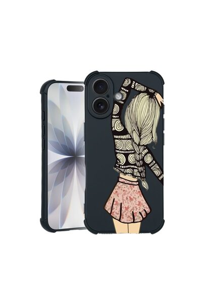 bestcase Husa TPU Pro Shock Compatibila cu Apple iPhone 15 Pro, cu Design Gir...