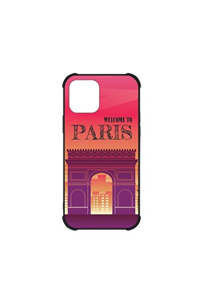 bestcase Husa MaxSafe Glassy, Compatibila Cu Apple iPhone 12, Paris, HD Color...