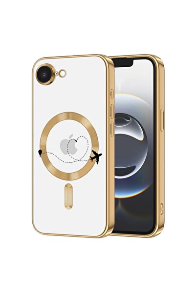 bestcase Πολυτελής Θήκη MagSafe, Συμβατή με Apple iPhone 16e, Σχέδιο  "Ταξίδι...