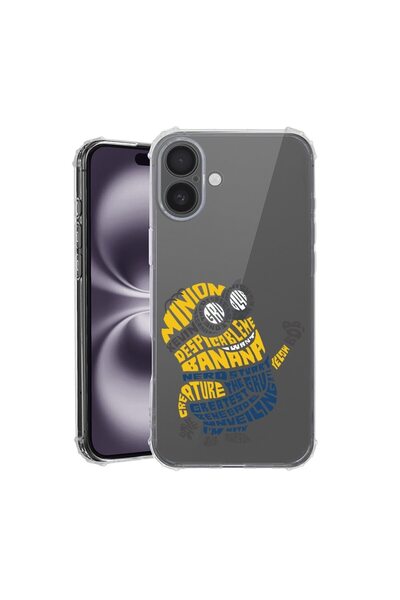 bestcase Θήκη για Apple iPhone 16 Plus, Αντικραδασμική 1.5MM, Καλλιγραφία Μίν...