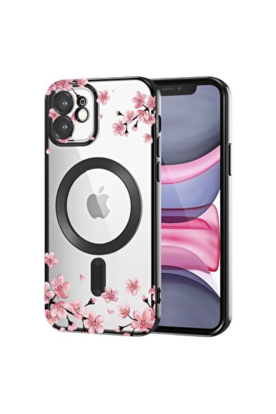 bestcase Πολυτελής Θήκη MagSafe, Συμβατή με Apple iPhone 11, Άνθη Κερασιάς - ...