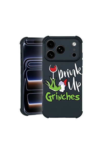 bestcase Husa TPU Pro Shock Compatibila cu Apple iPhone 17 Pro, cu Design Gri...