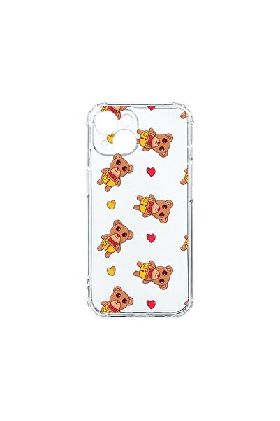 bestcase Αντικραδασμική Θήκη 1.5MM, Συμβατή με Apple iPhone 14, Σχέδιο Αρκουδ...