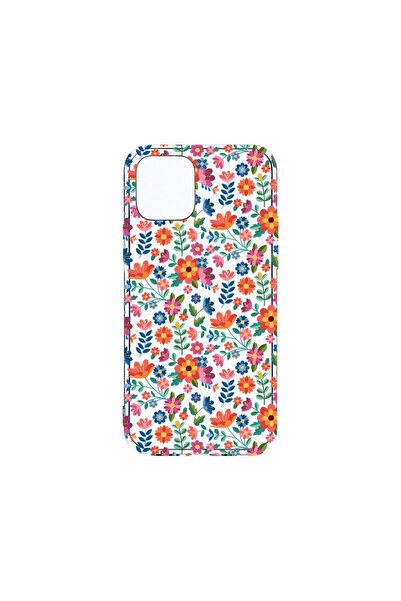 bestcase Θήκη Clear Silicon 2MM, Συμβατή με Apple iPhone 12 Pro, Σχέδιο λουλο...