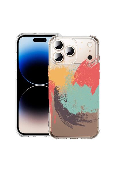 bestcase Husă pentru Apple iPhone 17 Pro cu Design Pictat, Antișoc, Colțuri î...