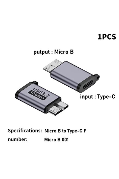 Choice محول USB 3.0 من النوع C أنثى إلى النوع C أنثى - محول USB-C للأقراص الص...