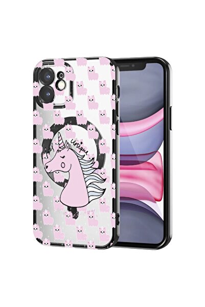 bestcase Πολυτελής Θήκη MagSafe, Συμβατή με Apple iPhone 11, Μονόκερος με μήν...