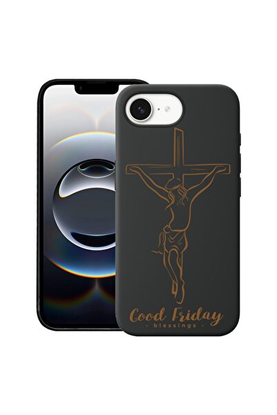 bestcase Калъф за Apple iPhone 16e, Премиум тънък силиконов 1.2ММ, Благослови...