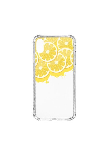 bestcase Husă antișoc din silicon compatibilă cu Apple iPhone XS Max, Lemon, ...