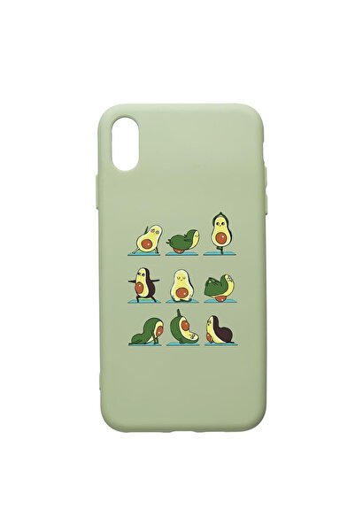 bestcase Θήκη Σιλικόνης Premium Συμβατή με Apple iPhone XS Max, Avocado Yoga,...