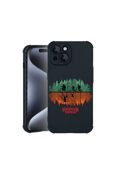 bestcase Θήκη TPU Pro Shock συμβατή με Apple iPhone 15, με σχέδιο Stranger Th...