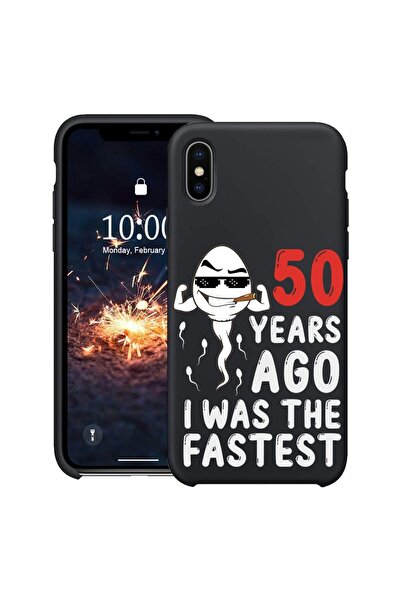bestcase Husa Slim Silicon pentru Apple iPhone 16e, 50 Years ago I Was the fa...