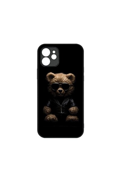 bestcase Husa subțire transparentă, compatibilă cu Apple iPhone 12, stil ursu...