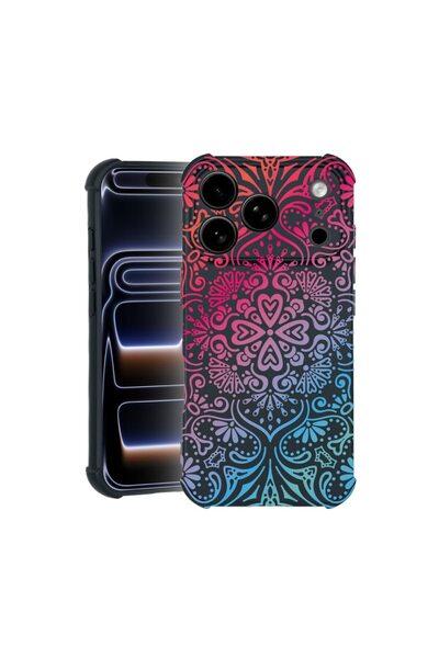 bestcase Husa TPU Pro Shock Compatibila cu Apple iPhone 17 Pro, cu Design Man...