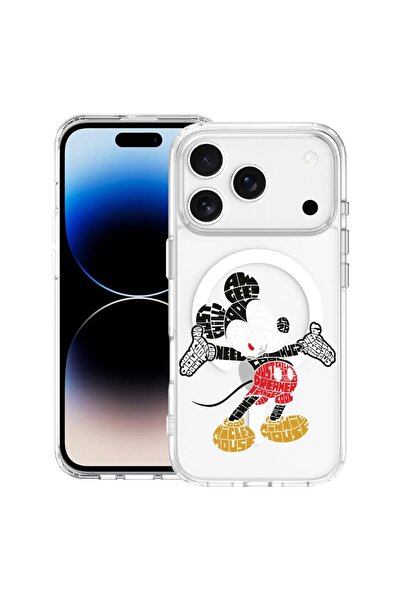 bestcase Θήκη για Apple iPhone 17 Pro Max με Σχέδιο Καλλιγραφίας Μίκυ Μάους, ...