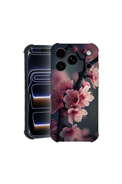 bestcase Θήκη TPU Pro Shock Συμβατή με Apple iPhone 17 Pro Max, με σχέδιο άνθ...