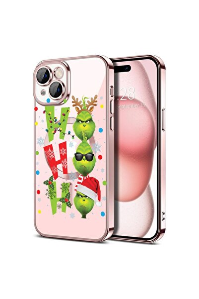 bestcase Πολυτελής Θήκη MagSafe, Συμβατή με Apple iPhone 15, Γκρίντς - Χο Χο ...