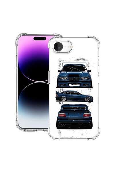 bestcase Θήκη για Apple iPhone 16e, Αντικραδασμική 1.5MM, Το BMW E36, Προστασ...