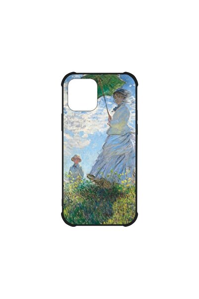 bestcase Husa MaxSafe Glassy, Συμβατό με Apple iPhone 12, Γυναίκα με ομπρέλα,...