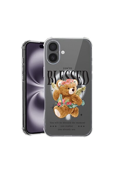 bestcase Θήκη για Apple iPhone 16, MagSafe Αντικραδασμική, Αρκουδάκι Ευλογημέ...
