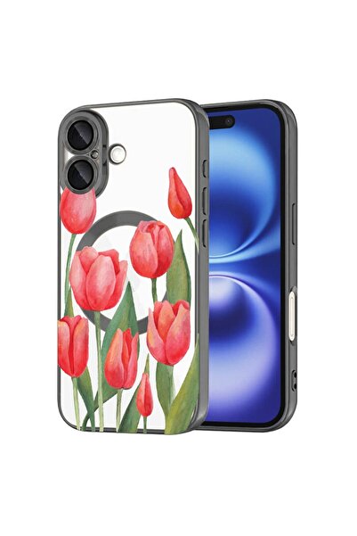 bestcase Πολυτελής Θήκη MagSafe, Συμβατή με Apple iPhone 16 Plus, Κόκκινες Το...