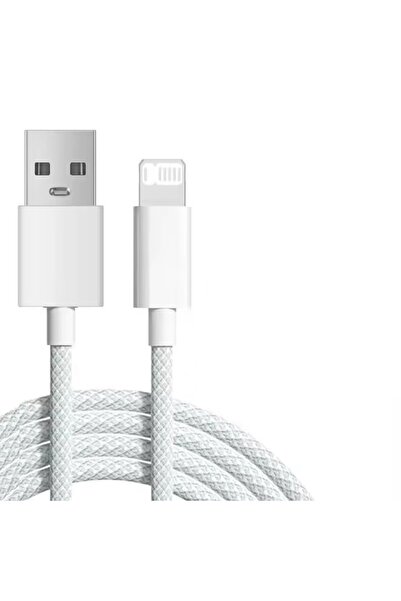 choice2 1m Braided ip White 1M Braided Fast Charging Cable USB A To IOS For i...