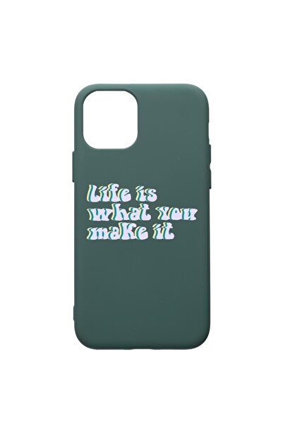 bestcase Θήκη Σιλικόνης Premium Συμβατή με Apple iPhone 11, Life is.., με υφα...