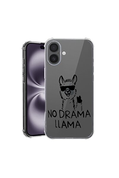 bestcase Θήκη για Apple iPhone 16 Plus, Αντικραδασμική 1.5MM, No Drama LLama,...