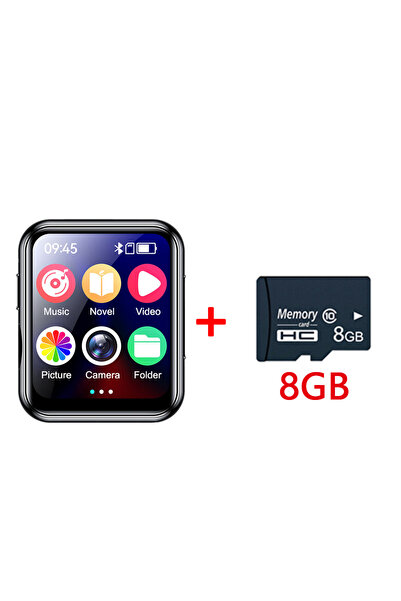 Choice1 مشغل MP3 وMP4 مع بطاقة ذاكرة 8 جيجابايت وبلوتوث 5.4، شاشة IPS ملونة ك...