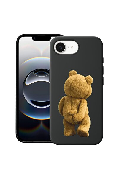 bestcase Калъф за Apple iPhone 16e, Премиум тънък силиконов 1.2ММ, Дизайн  "М...