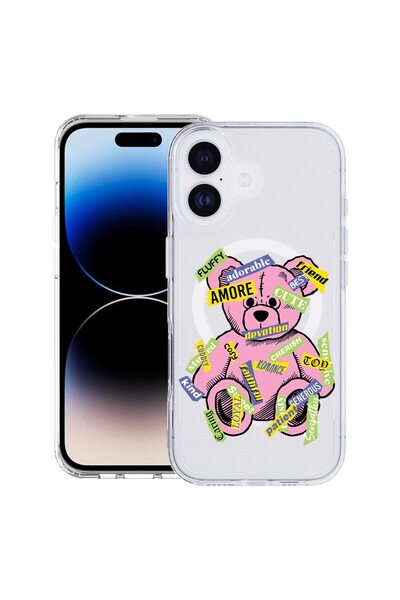 bestcase Θήκη για Apple iPhone 17 με Σχέδιο Teddy Bear Amour, Mag Anti Shock ...