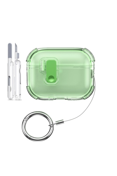 Choice for AirPods Pro 3 A Green with Pen for AirPods Pro 3 Case Cover with C...