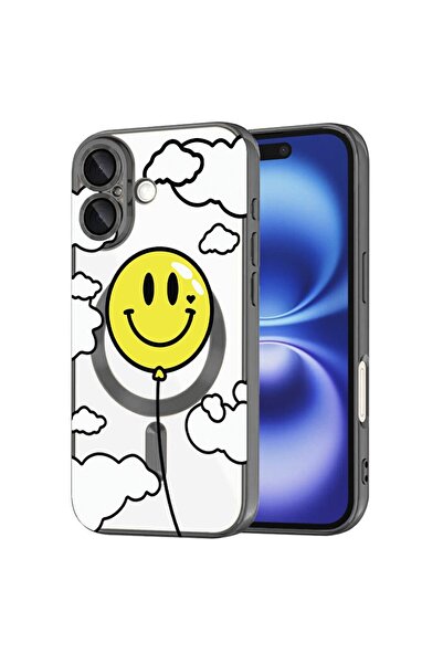 bestcase Πολυτελής Θήκη MagSafe, Συμβατή με Apple iPhone 16, Κίτρινο Μπαλόνι ...