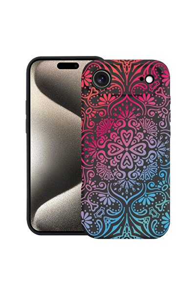 bestcase Husă pentru Apple iPhone 17 Air cu Design Mandala Color, Silicon Pre...