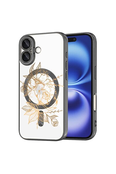 bestcase Πολυτελής Θήκη MagSafe, Συμβατή με Apple iPhone 16, Ροζ Χρυσό, Κομψό...