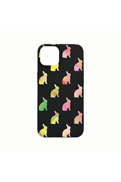 bestcase Husa Silicon, Compatibila Cu Apple iPhone 14, Cool Rabbits, rezisten...