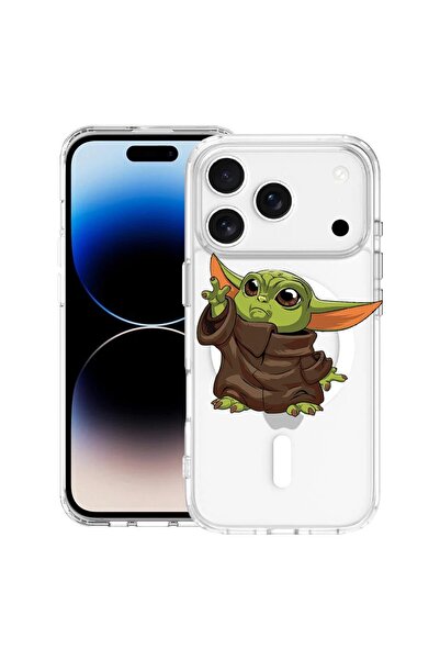bestcase Θήκη για Apple iPhone 17 Pro με σχέδιο Baby Yoda, Αντικραδασμική TPU...