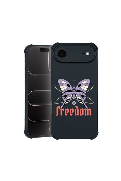 bestcase TPU Pro удароустойчив калъф, съвместим с Apple iPhone 17 Air, с диза...