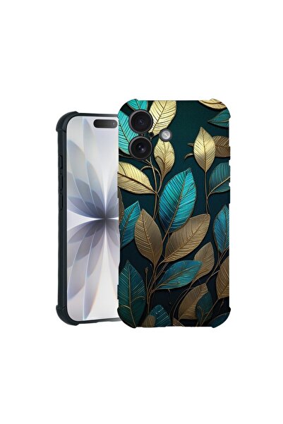 bestcase Θήκη TPU Pro Shock Συμβατή με Apple iPhone 14 Pro, με σχέδιο χρυσών ...