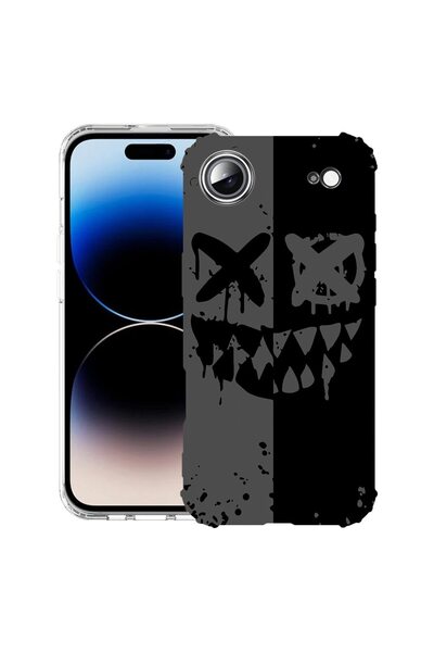 bestcase Husă pentru Apple iPhone 17 Air cu Design Smiley, Antișoc, Colțuri î...