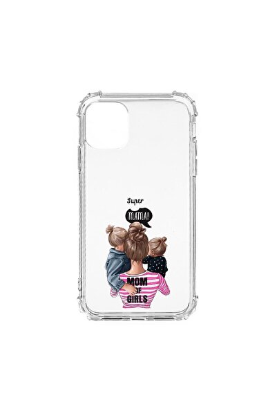 bestcase Αντικραδασμική Θήκη, Συμβατή με Apple iPhone 12, Σούπερ Μαμά, Σιλικό...
