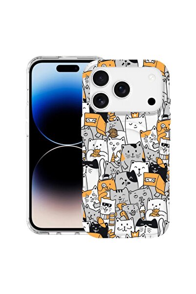 bestcase Θήκη για Apple iPhone 17 Pro με Σχέδιο Γάτας, Αντικραδασμική TPU Mag...