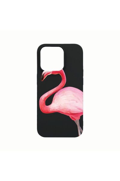 bestcase Θήκη σιλικόνης, Συμβατή με Apple iPhone 14 Pro, Φλαμίνγκο, Ανθεκτική...