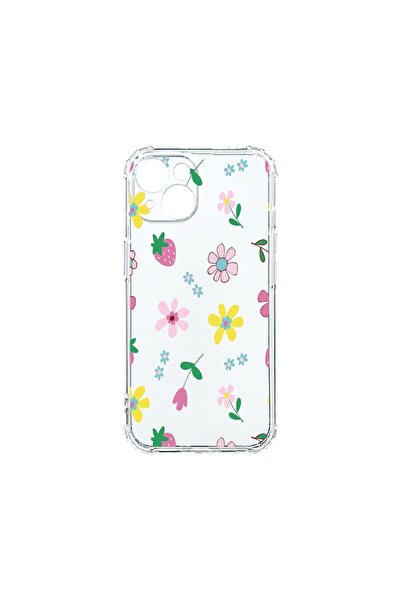 bestcase Husa Anti Shock 1.5MM, Compatibila Cu Apple iPhone 15 Plus, Flowers,...