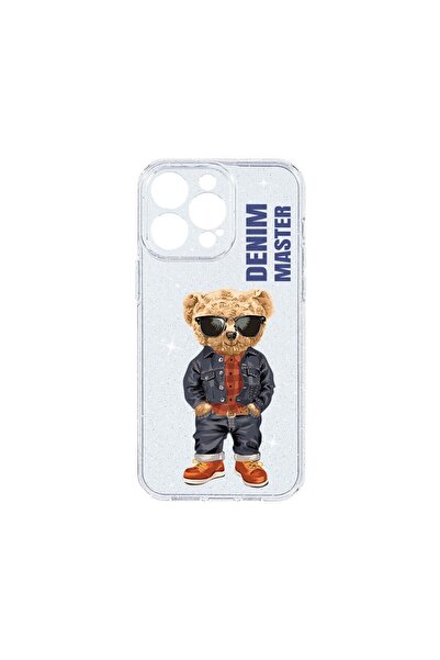 bestcase Θήκη Crystal Glitter 2MM, Συμβατή με Apple iPhone 14 Pro, Denim Mast...