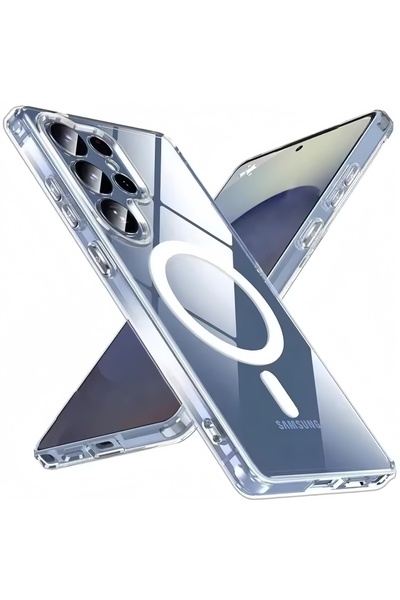 Choice4 Galaxy S26 Ultra Transparent Magnetic Magsafe Wireless Charge Case fo...