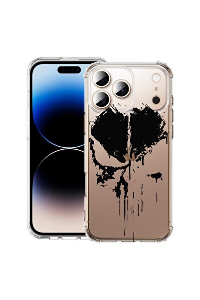 bestcase Husă pentru Apple iPhone 17 Pro Max cu Design Punisher, Antișoc, Col...