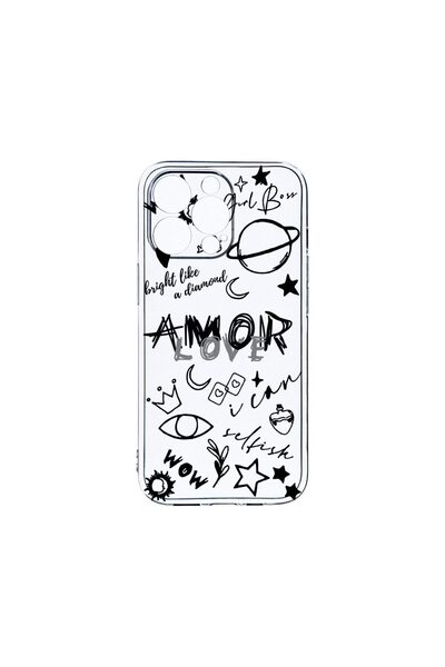 bestcase Husa din silicon transparent de 2MM, compatibilă cu Apple iPhone 14 ...