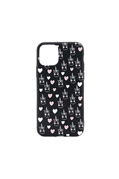 bestcase Силиконов калъф, съвместим с Apple iPhone 11 Pro, с десен на еднорог...