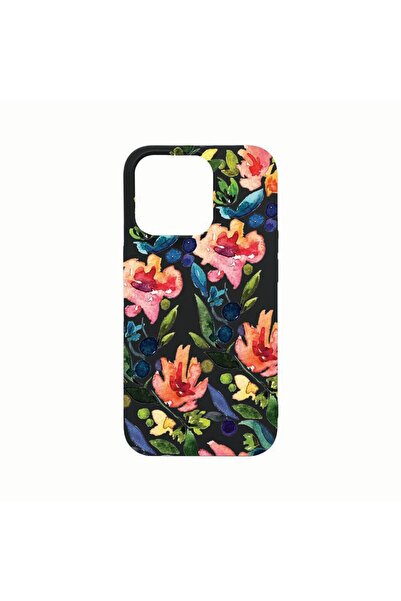 bestcase Husa Silicon, Compatibila Cu Apple iPhone 14 Pro Max, Flowers Collec...